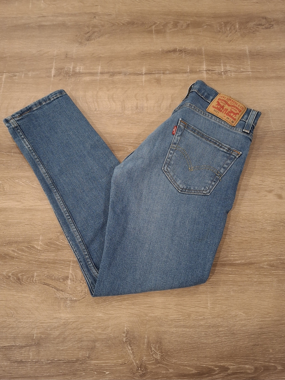 Levi's 511 Slim Fit Jeans Men's 29 x 30 Light Wash Denim